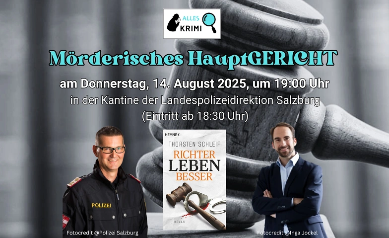 Event-Image for 'Mörderisches HauptGERICHT: mit Thorsten Schleif'